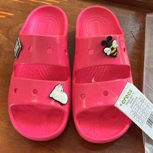Pink Crocs NWT Size 8